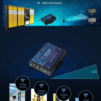 USR IOT IoT Comms Industrial 4G/3G LTE Modem Router, Serial to Cellular Modem USR-G781-AU
