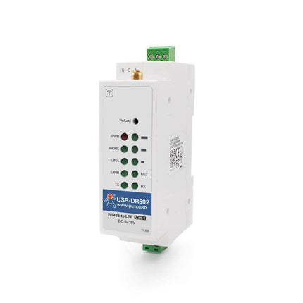 USR IOT IoT Comms Industrial DIN-Rail LTE Cellular RS485 Modem
