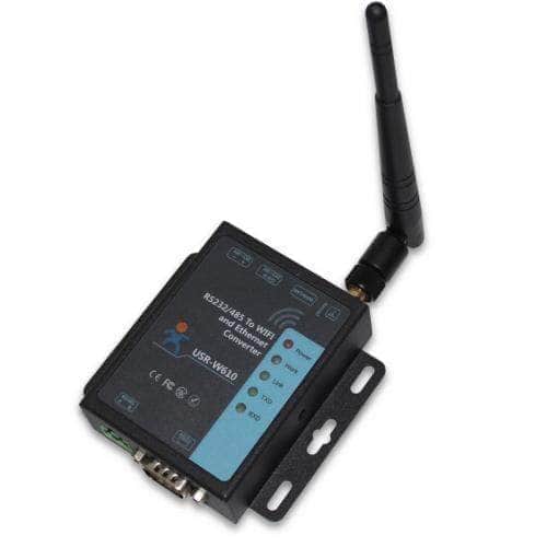 USR IOT IoT Comms Industrial RS232 RS485 Serial to WiFi & Ethernet Converter Supports Modbus (USR-W610)