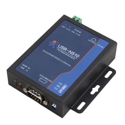 USR IOT IoT Comms RS232/RS485/RS422 Single Serial Ethernet Converter - USR-N510