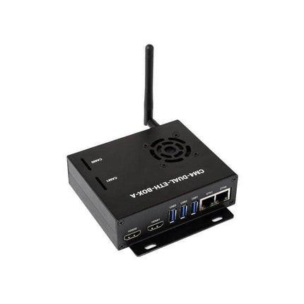 Waveshare IoT Board Dual Gigabit Ethernet Mini-Computer Based on Raspberry Pi CM4 with Cooling Fan