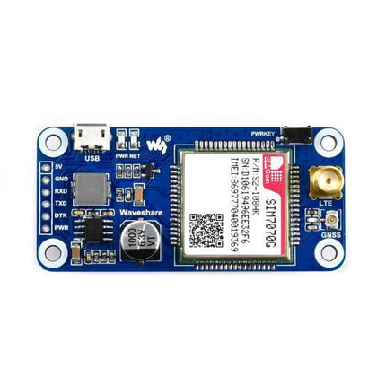 SIM7070G NB-IoT / Cat-M / GPRS / GNSS HAT for Raspberry Pi, global band support