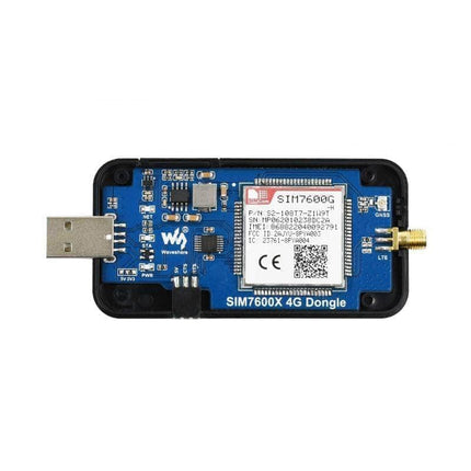 Waveshare IoT Board SIM7600G-H 3G/4G DONGLE, GNSS Positioning, Global Band Support