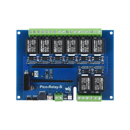 Waveshare IoT Comms Industrial 8-Channel Relay Module for Raspberry Pi Pico