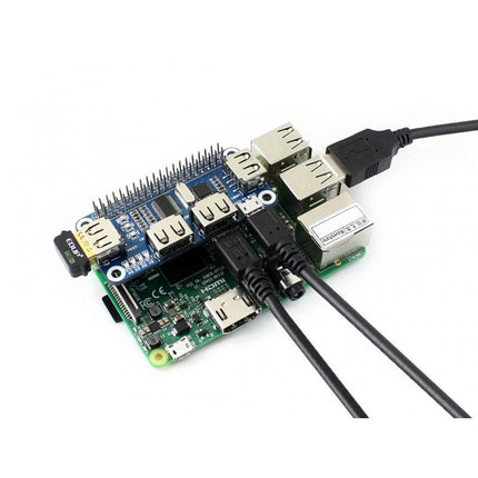 Waveshare Raspberry Pi 4 Port USB HUB HAT for Raspberry Pi