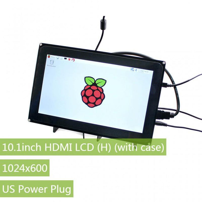 Waveshare Touch Display 10.1 Inch HDMI LCD 1024x600 (H) Capacitive Touch Screen (with case)