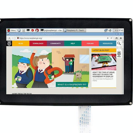 Waveshare Touch Display 10.1 Inch HDMI LCD 1024x600 (H) Capacitive Touch Screen (with case)