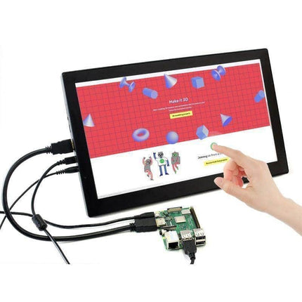 Waveshare Touch Display 13.3 Inch HDMI LCD 1920x1080 (H) V2 Capacitive Touch Screen (with case)